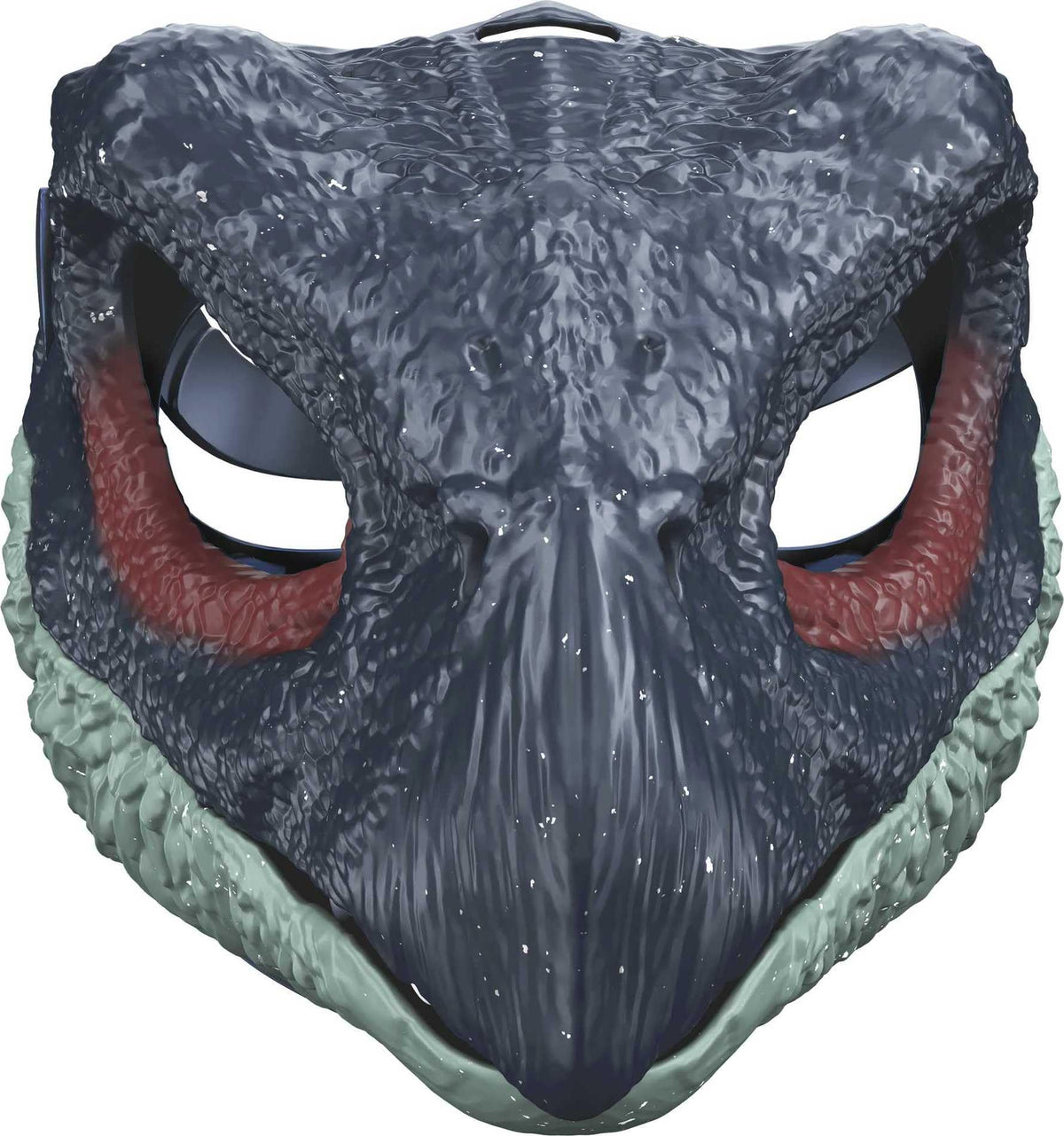 Mattel Jurassic World Dominion Therizinosaurus mask with opening jaw for dynamic action play.