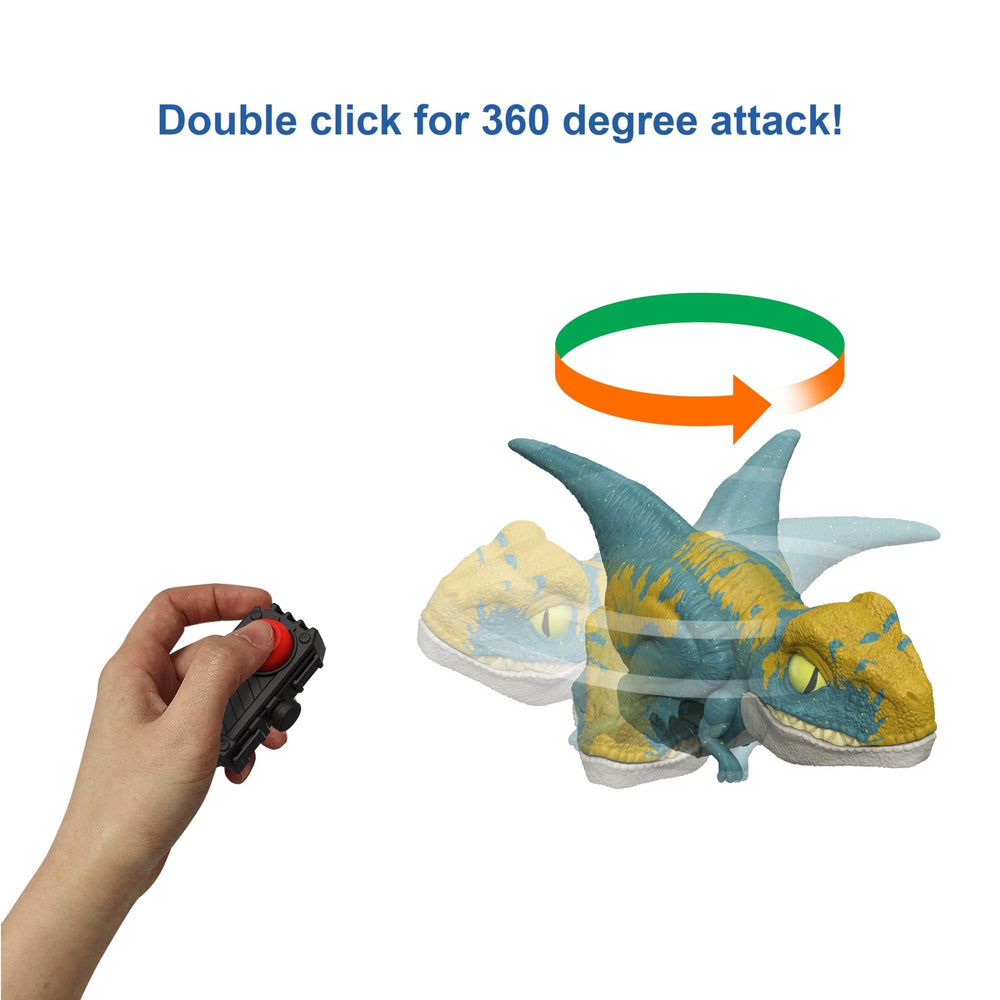 Mattel Velociraptor pack-play enables group adventures with a single clicker