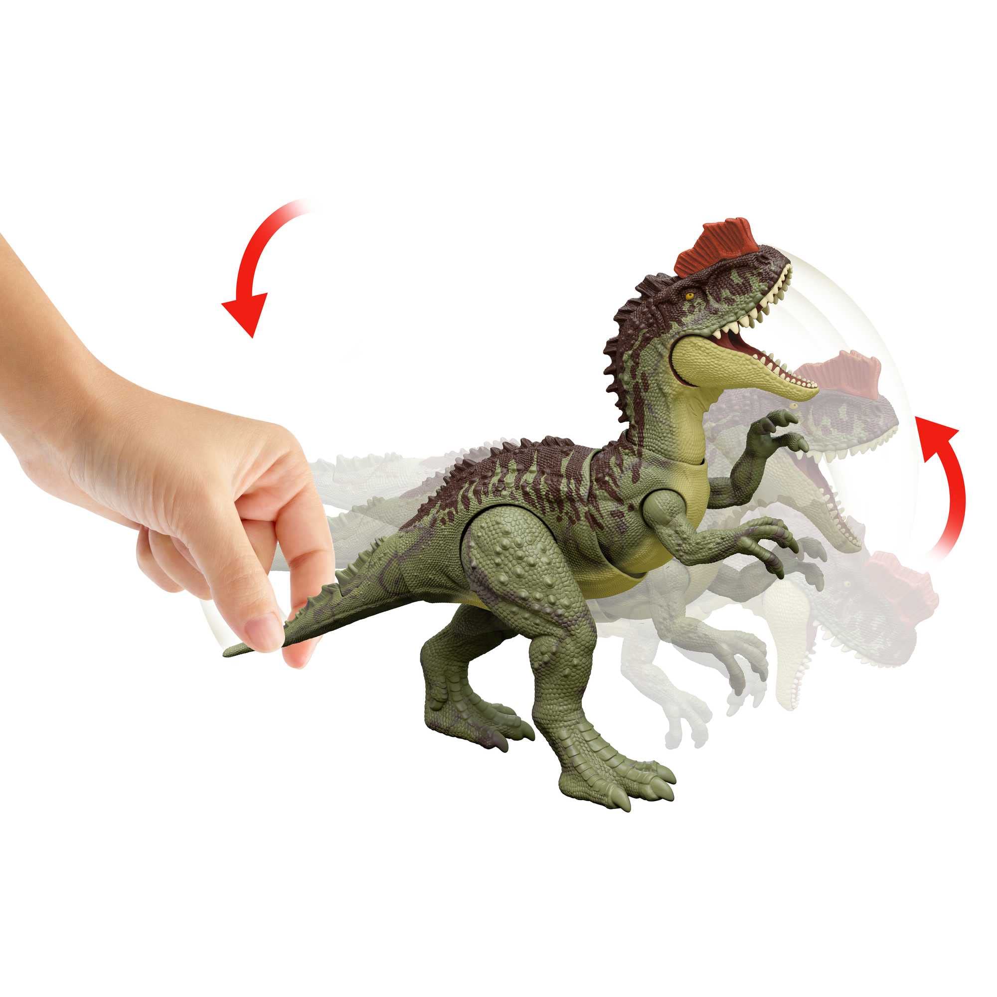 Mattel Jurassic World Dominion Yangchuanosaurus figure image—poseable predator for dramatic encounters.