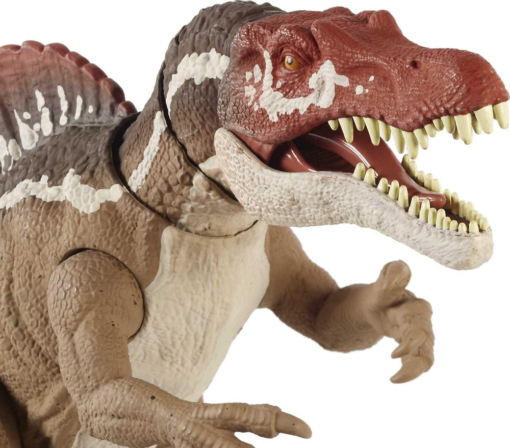 Mattel Jurassic World Spinosaurus action-ready figure for exciting play sessions.