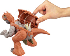 Mattel Jurassic World Fierce Changers Baryonyx with Parasaurolophus demonstrates multi-figure transform excitement for collectors.