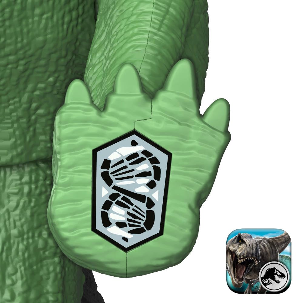Mattel Jurassic World Stegosaurus with authentic sculpting and textured details for lifelike presence.
