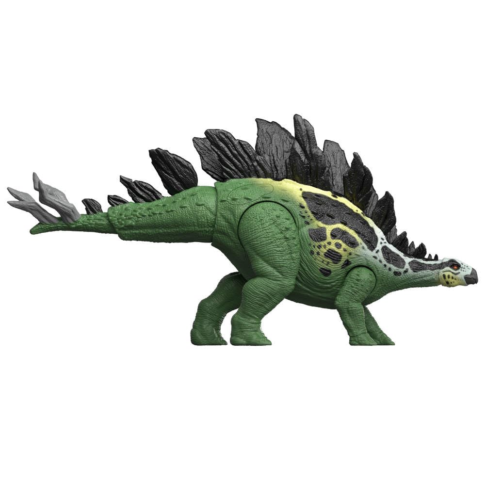 Mattel Jurassic World Gigantic Thrashers engages kids four and up in action play.