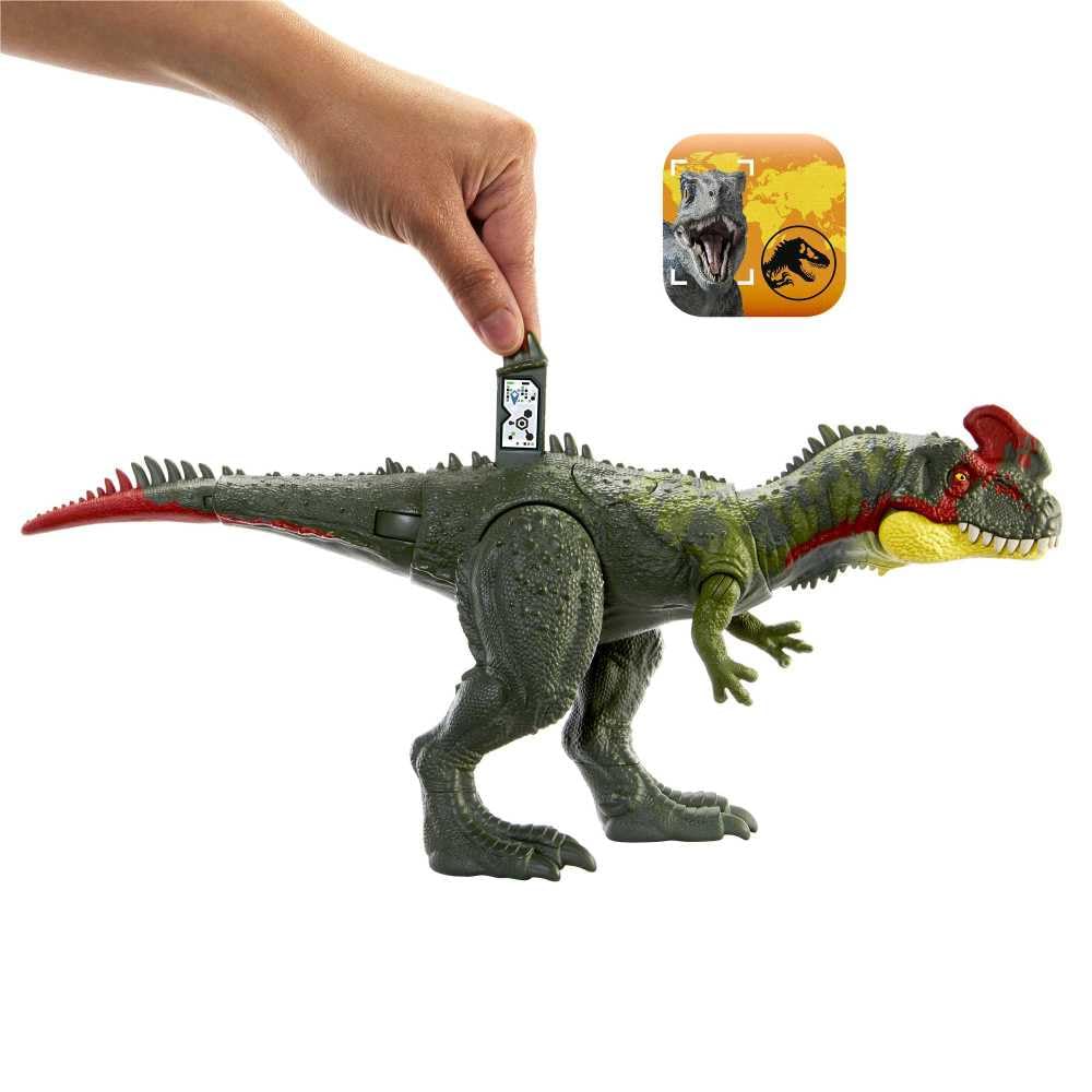 Mattel Jurassic World Gigantic Tracker Sinotyrannus authentic sculpting and textures