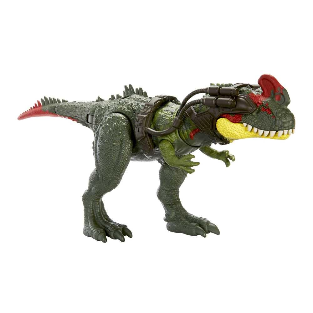 Mattel Jurassic World Gigantic Tracker Sinotyrannus vivid colors and textures
