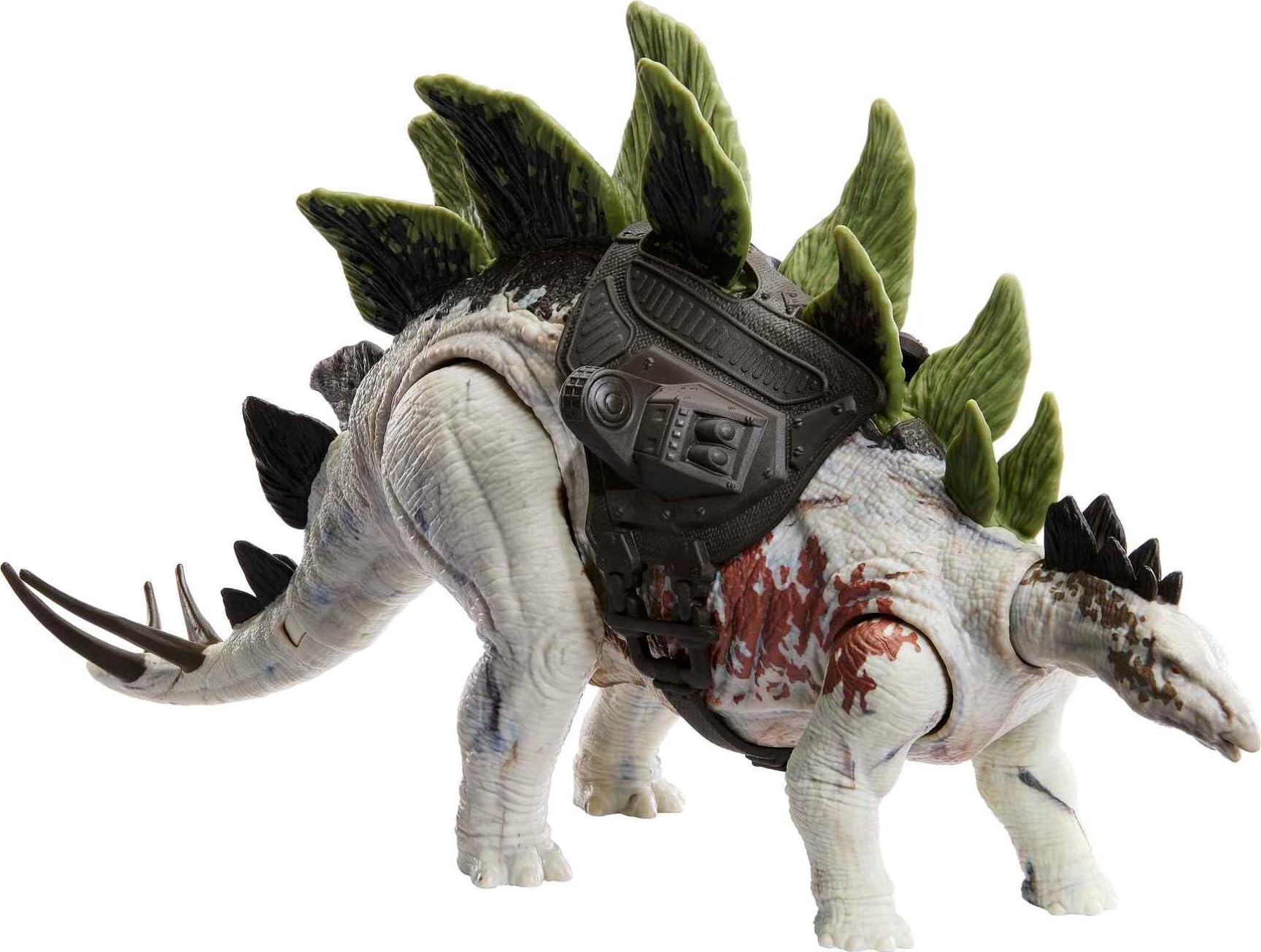 Mattel Jurassic World Gigantic Tracker Stegosaurus attack motion for action packed play