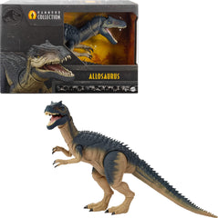 Mattel Jurassic World Hammond Allosaurus glass eyes enhance display realism