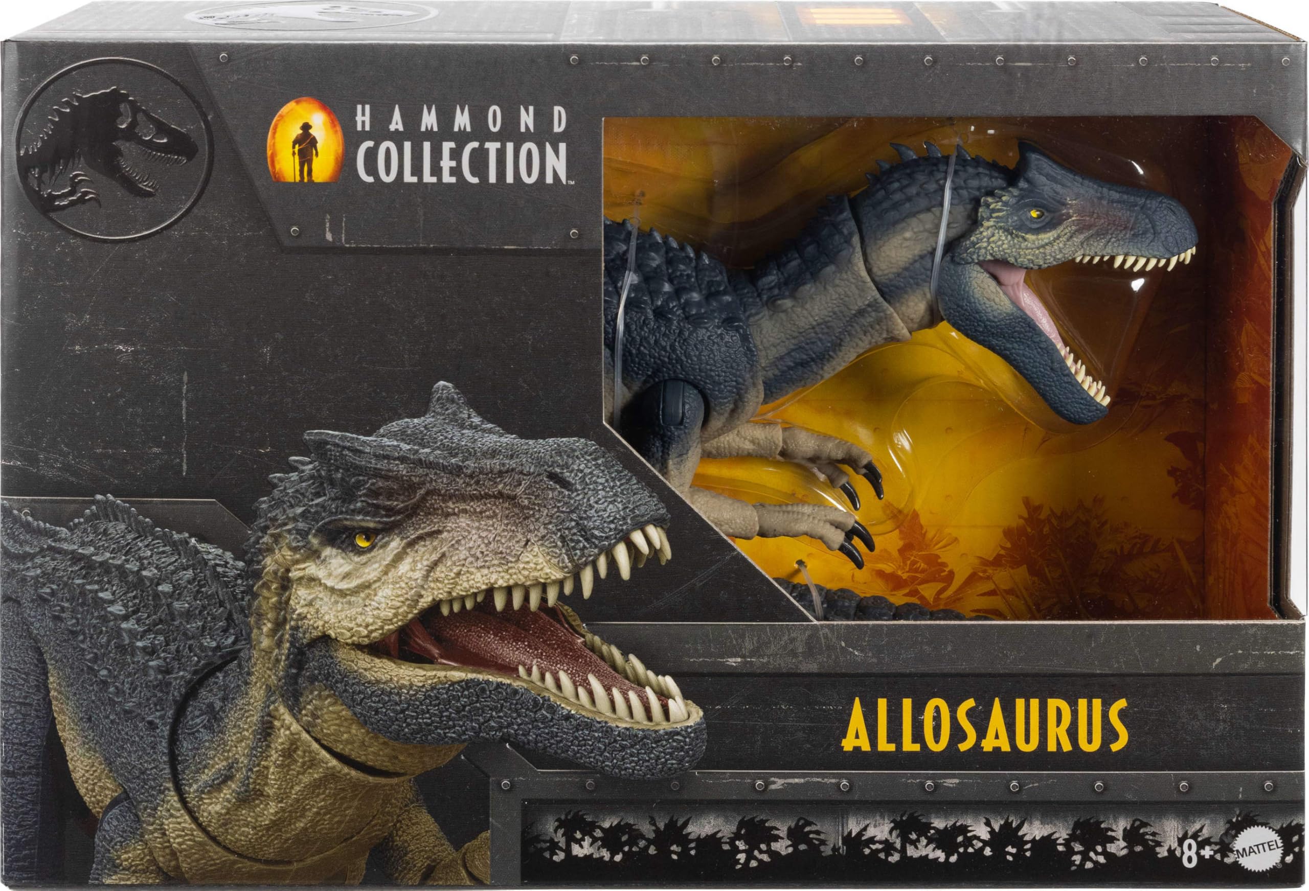 Mattel Allosaurus wired tail enables dynamic, action-ready posing