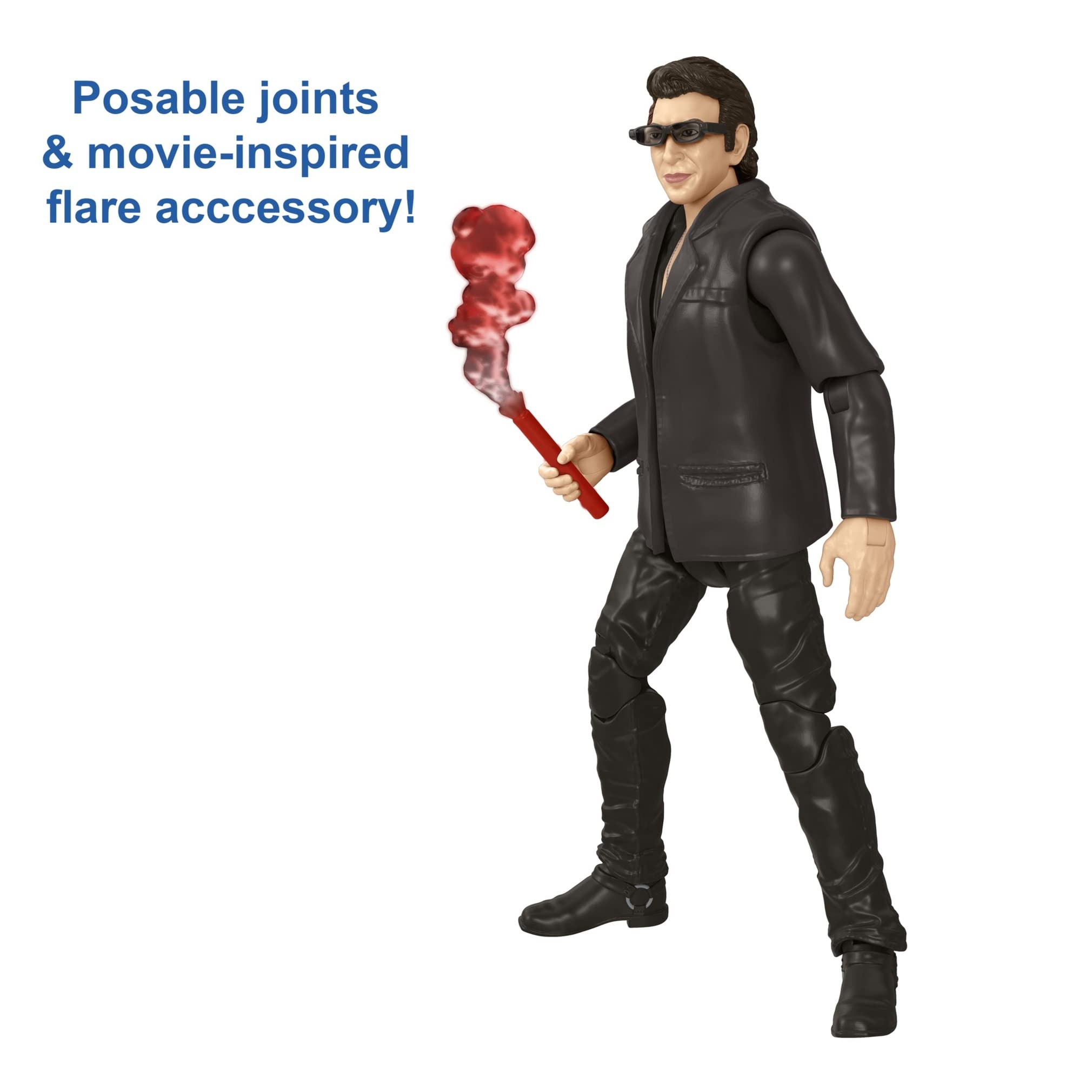 Poseable figure with 14 articulation points for action-ready staging