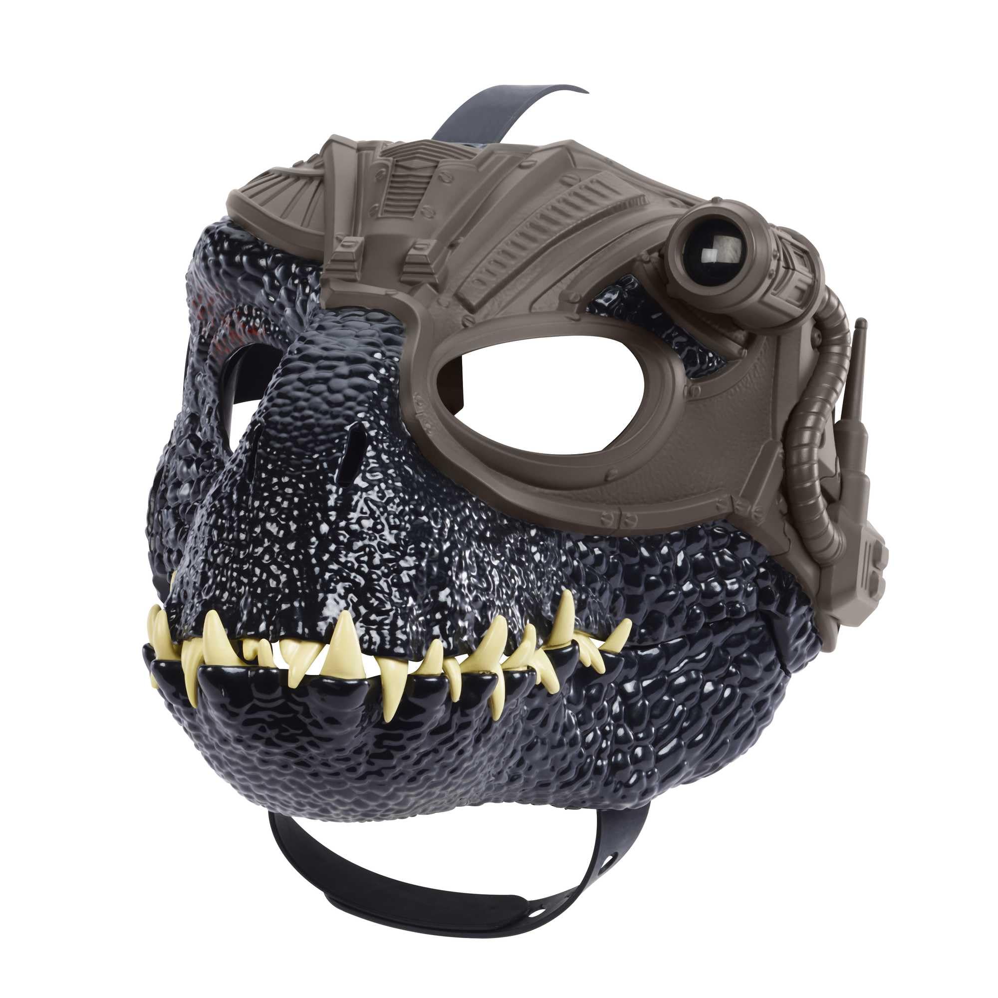 Mattel Jurassic World Indoraptor mask front view for immersive role play.