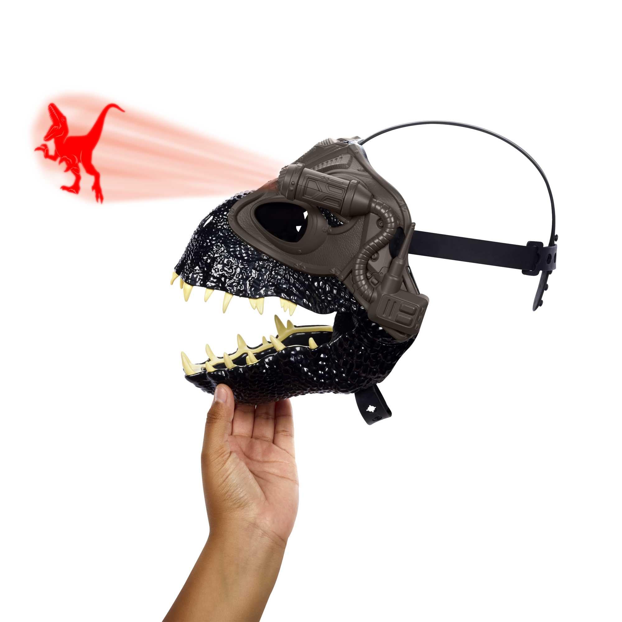 Mattel Jurassic World Indoraptor textured skin detail adds menacing realism.