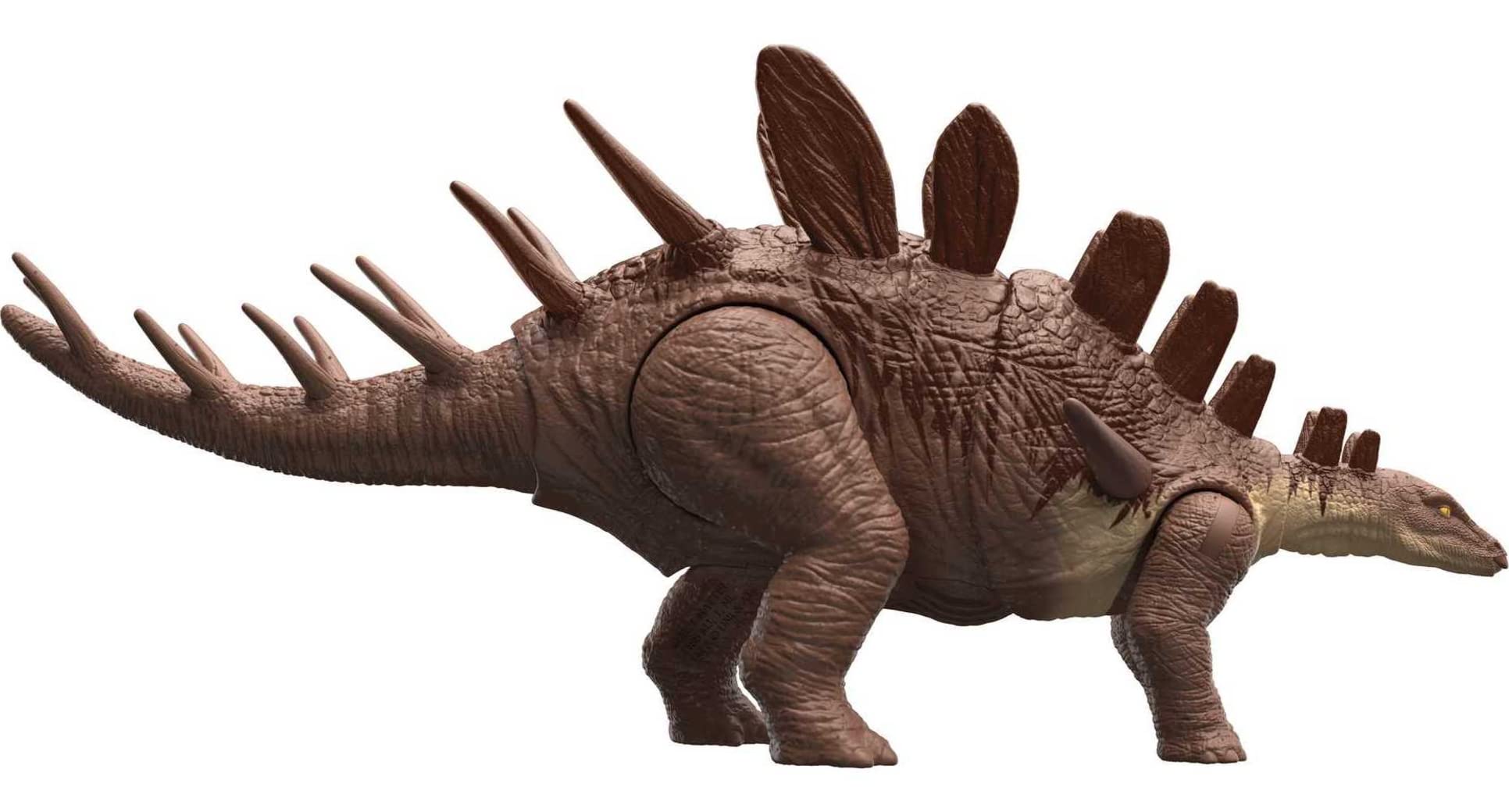 Mattel Jurassic World Kentrosaurus with sound and roar effects enhances playtime imagination