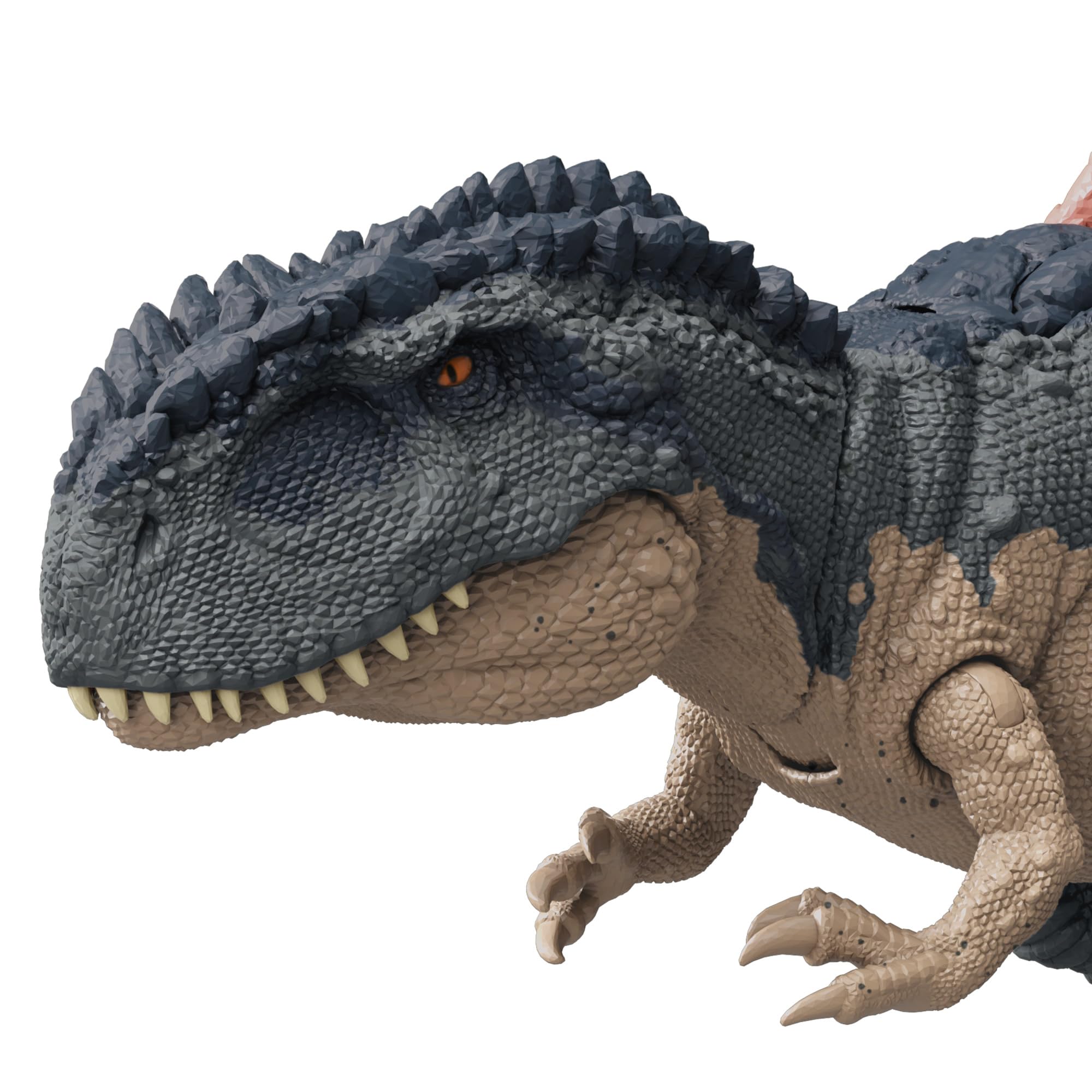 Mapusaurus display pose highlights authentic sculpting and habitat deco
