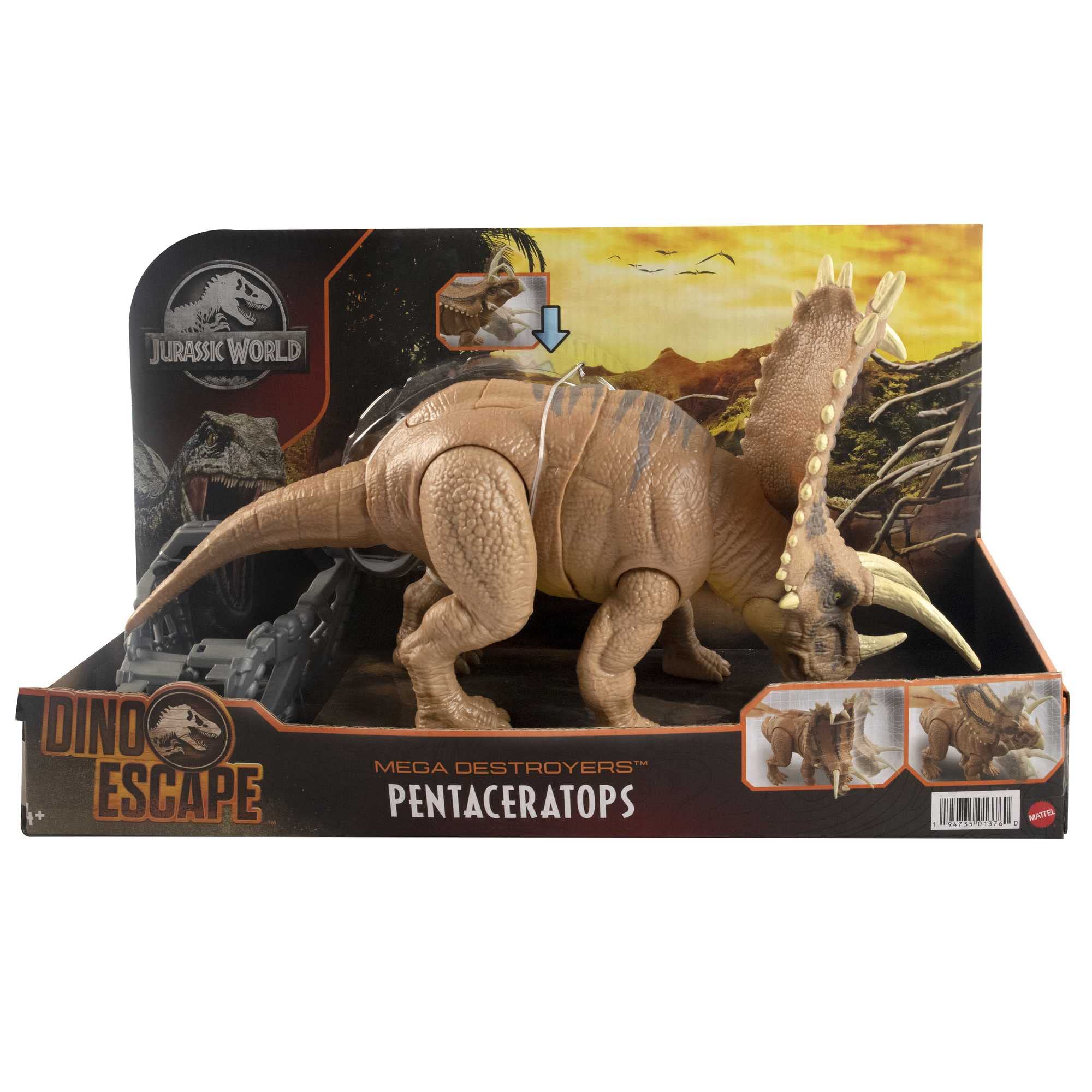 Mattel Jurassic World Mega Destroyers Pentaceratops ages 4 and up
