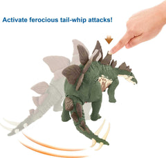 Stegosaurus with breakout attack action by Mattel Jurassic World Mega Destroyers