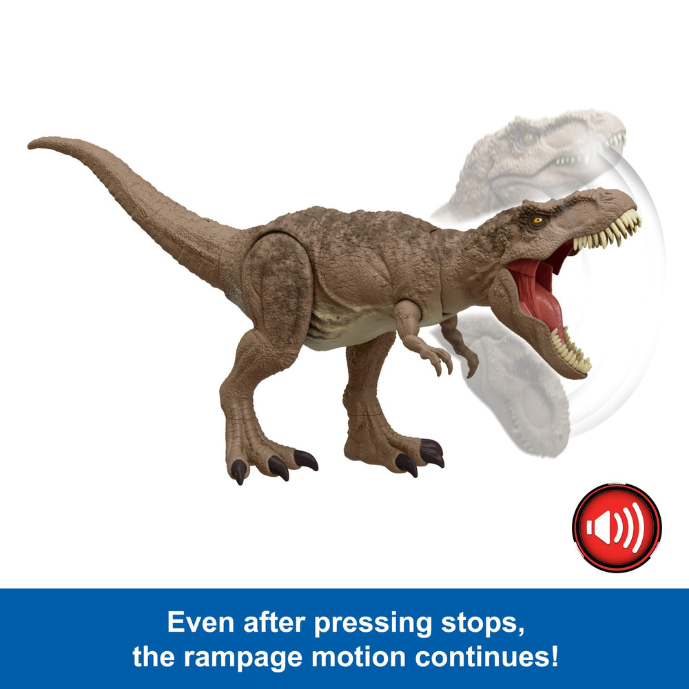 Mattel Jurassic World Play App unlocks digital dino games with this figure.