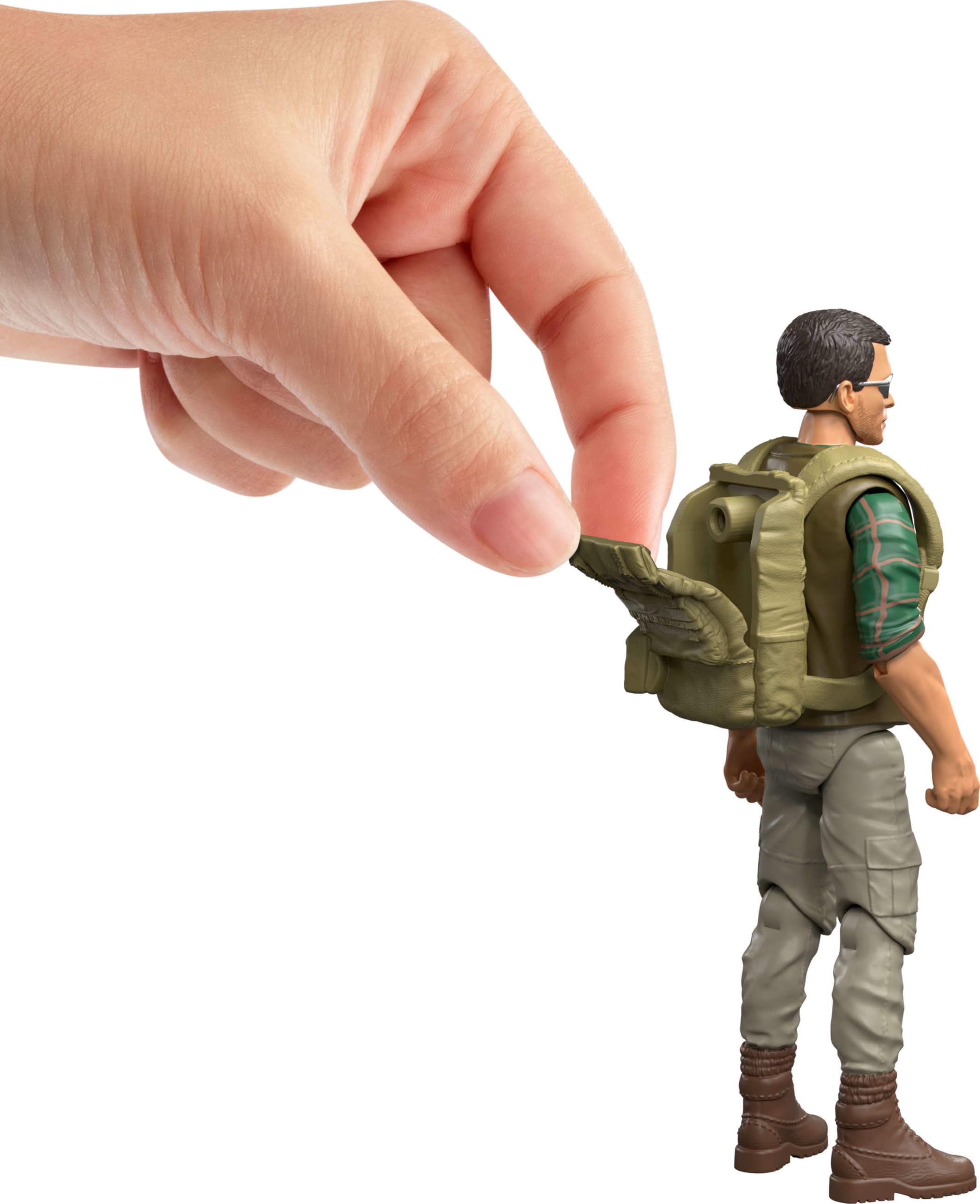 Mattel Jurassic World Rebirth 3.75-inch scale pack with compatible collectible figures.