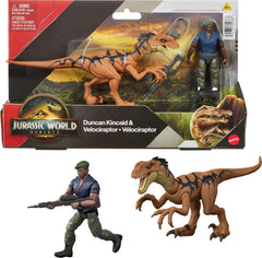 Mattel Jurassic World Rebirth Duncan Kincaid figure with poseable joints for dynamic play.