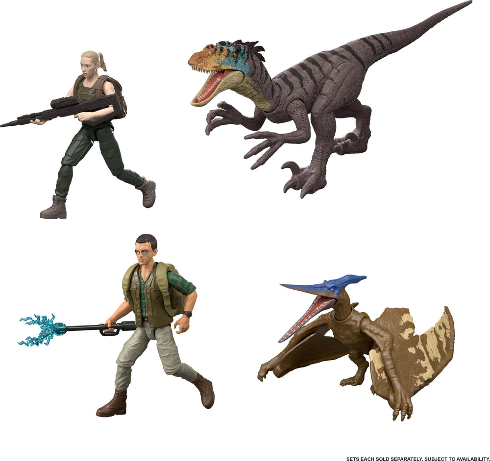 Mattel Jurassic World Rebirth figure articulation highlights poseability for storytelling.