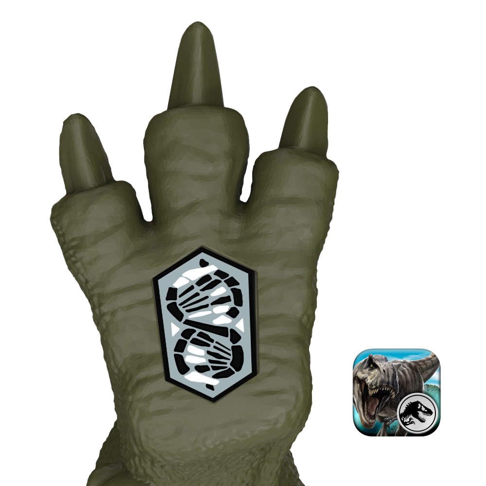 Mattel Jurassic World Rebirth Tyrannotitian authentic sculpting and texture enhance realism.