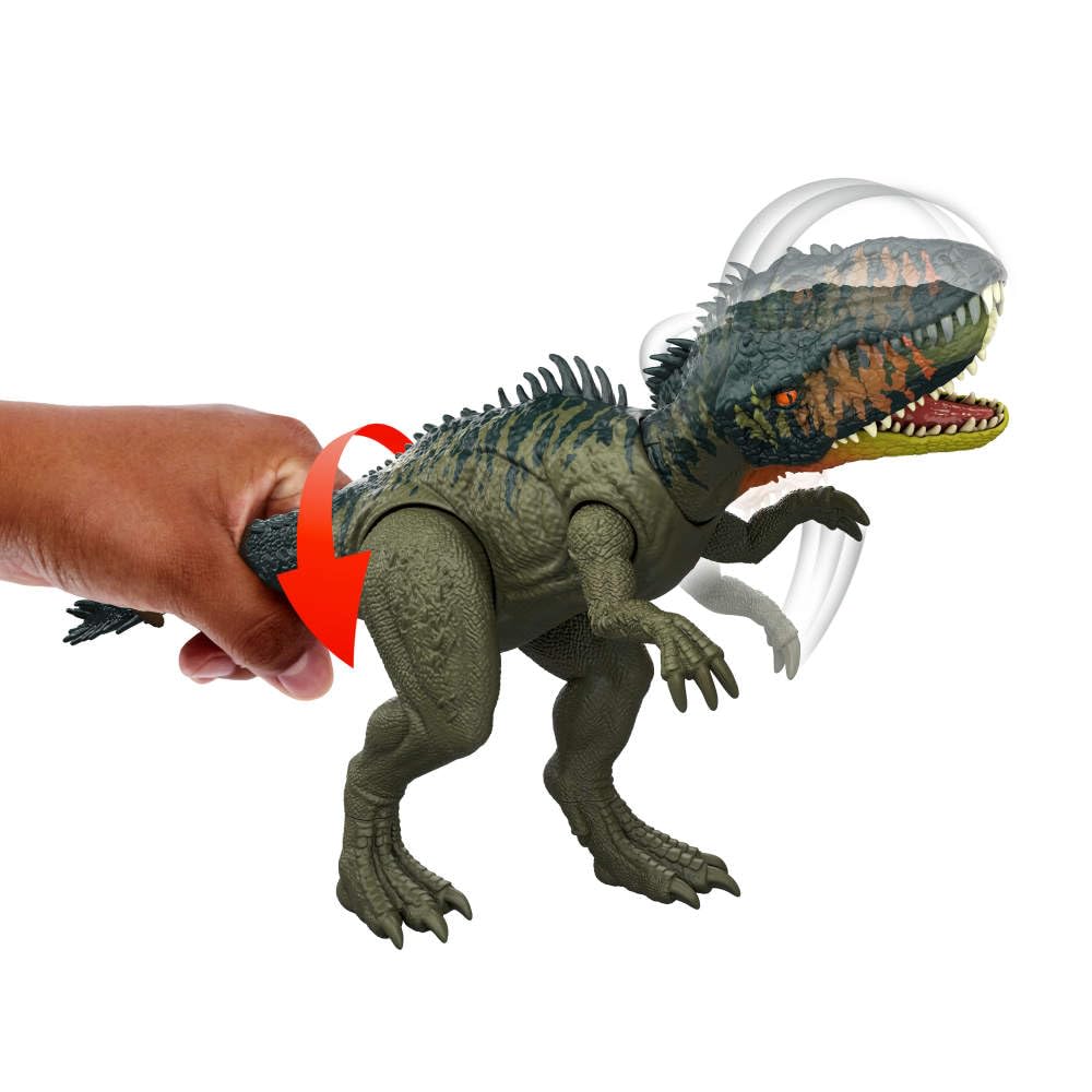 Mattel Jurassic World Rebirth Tyrannotitian giant-size figure for display and play.