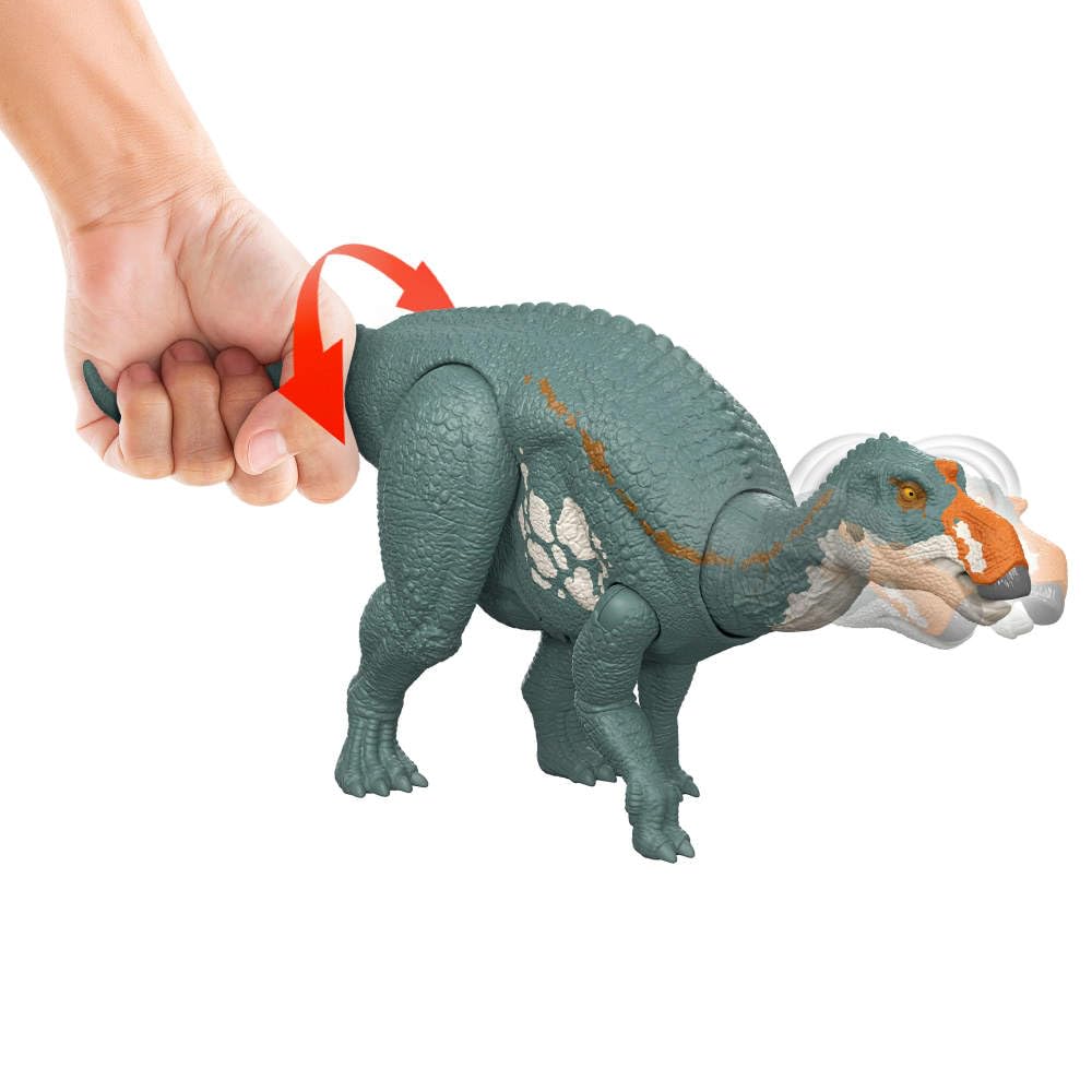 Maiasaura action figure with movable joints for lifelike poses
