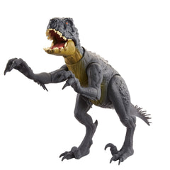 Mattel Jurassic World Scorpios Rex delivers dynamic slash attack for imaginative play.