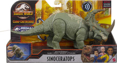 Mattel Jurassic World Sound Strike dinosaur figure, movable joints for versatile poses.