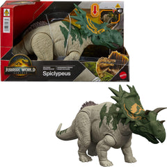 Mattel Jurassic World Spiclypeus front view for dynamic battle play and display
