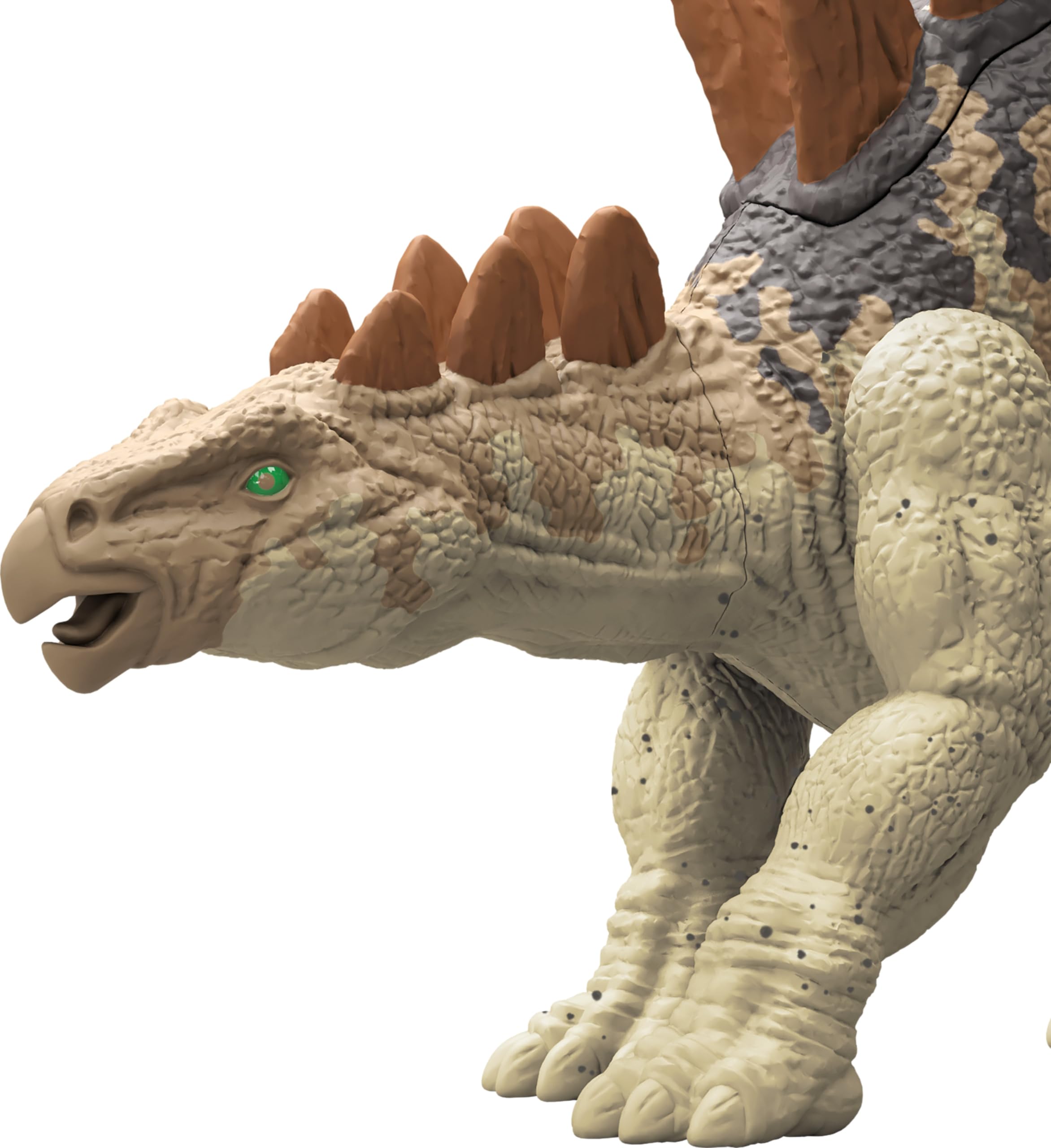 Mattel Jurassic World Strike Attack AR feature via Tracking Code for interactive play.
