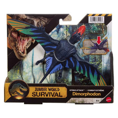 Mattel Jurassic World Survival Strike Attack Dimorphodon action-posed image for interactive play