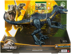Mattel Indoraptor headgear tracker aids imaginative hunting play.