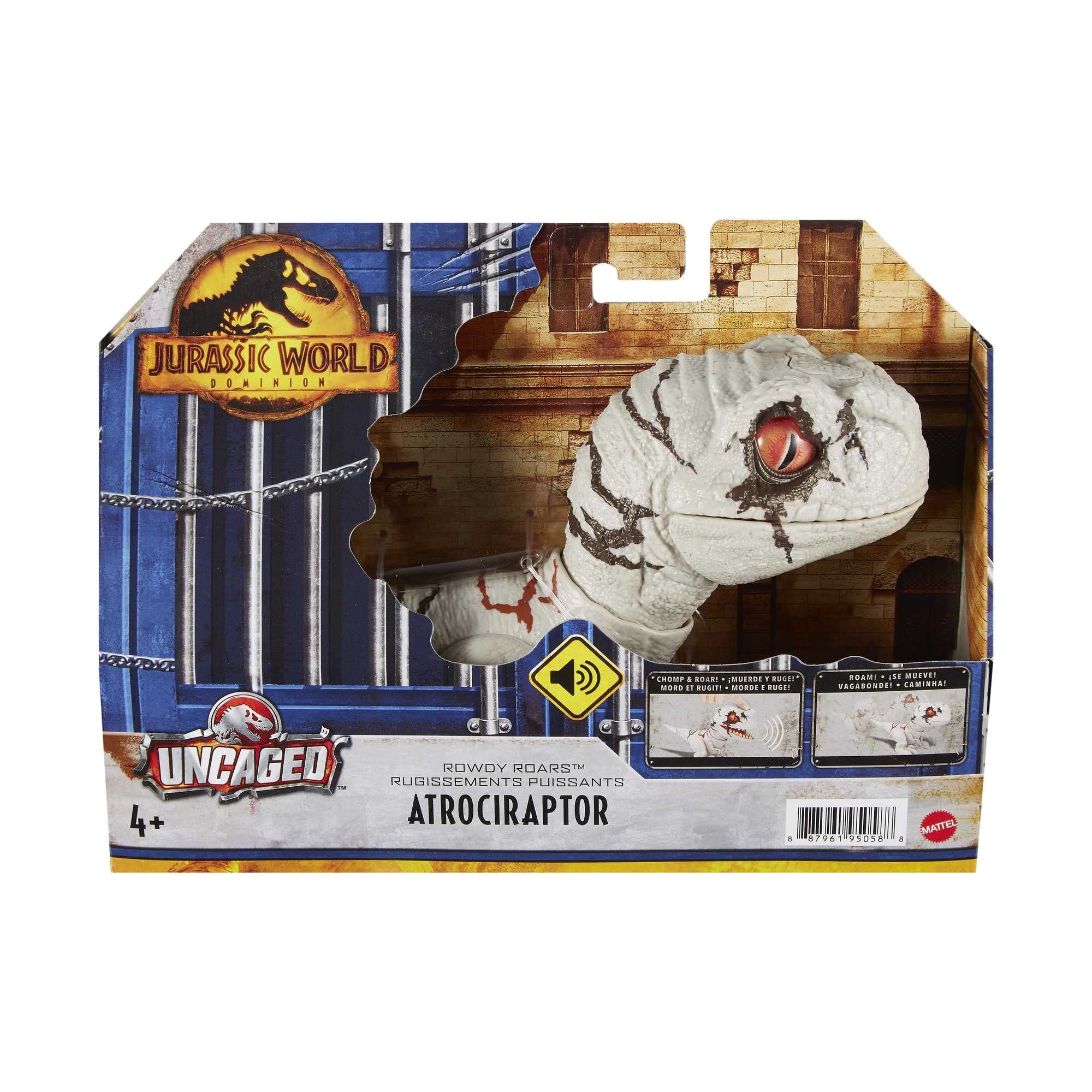 Mattel Jurassic World Uncaged Rowdy Roars toy textured skin adds realism