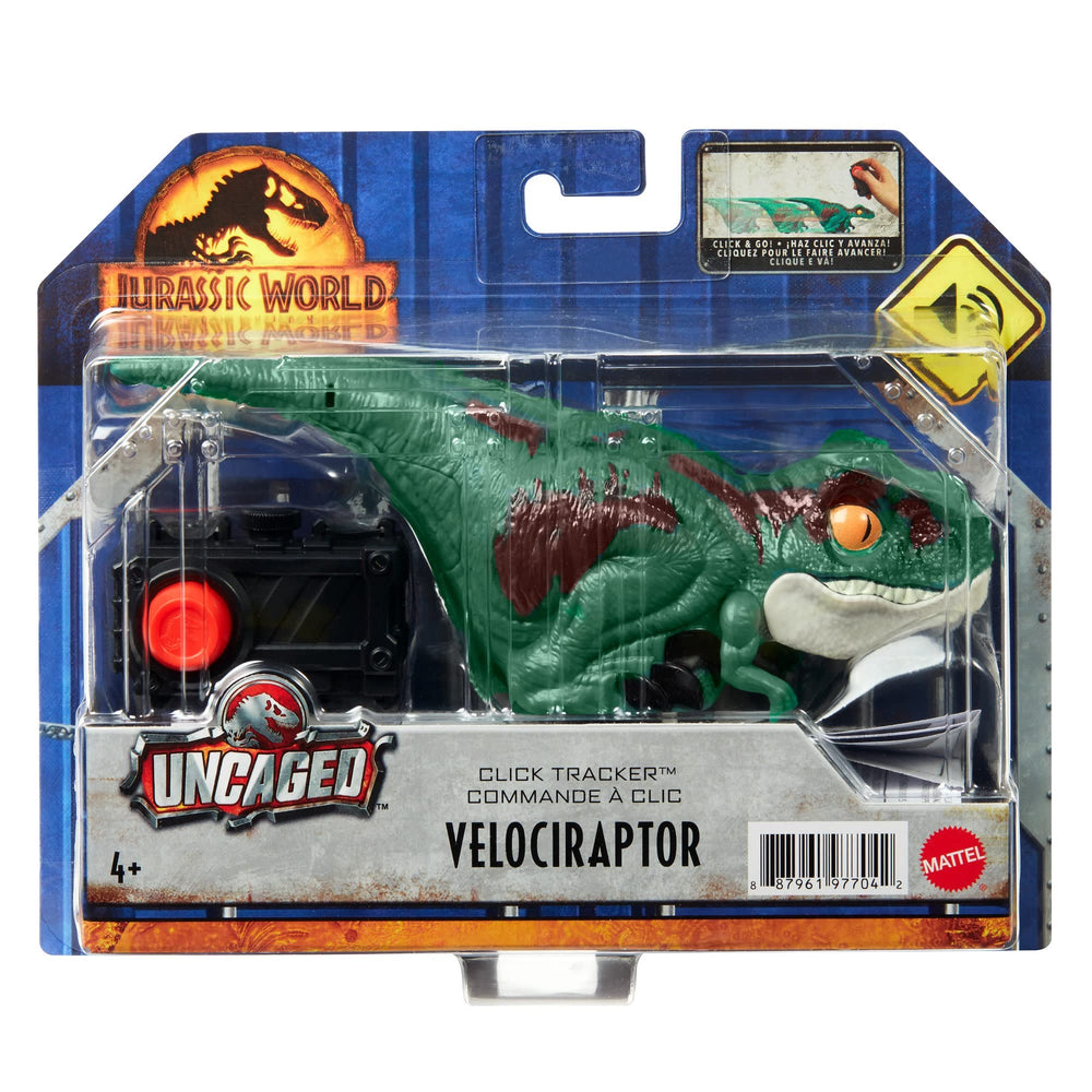 Mattel Jurassic World Velociraptor green dinosaur for kids 4+
