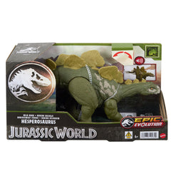 Mattel Jurassic World Wild Roar 11 inch length offers substantial Dino figure for play.