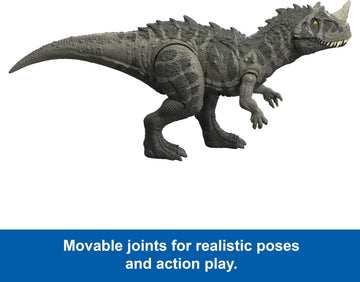 Movable joints enable dynamic action poses for display or play.