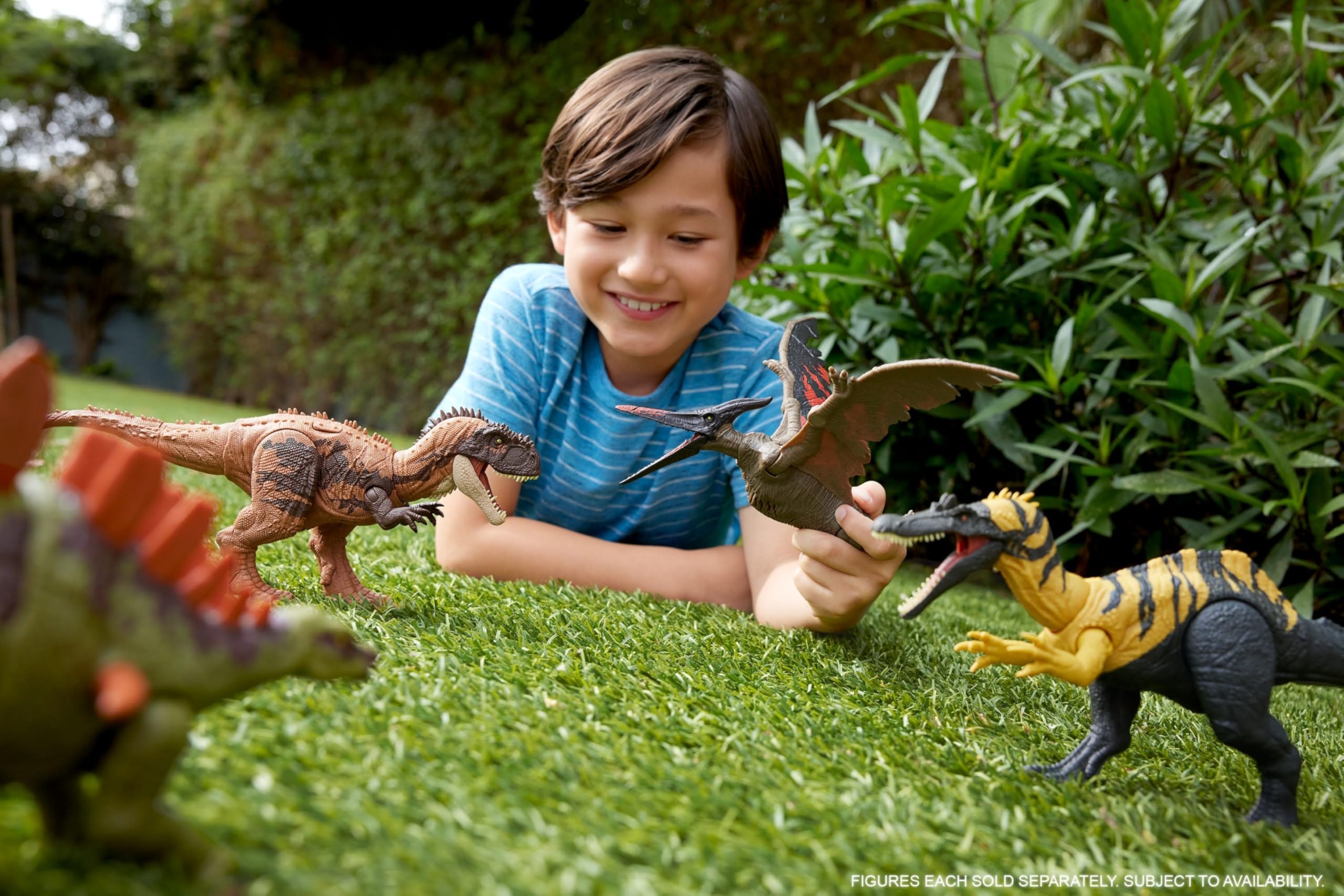 Mattel Jurassic World Wild Roar roar sound highlights immersive play with authentic calls.