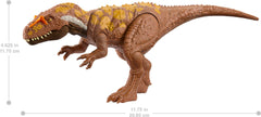 Mattel Jurassic World Wild Roar Megalosaurus supports imaginative play sessions and battles