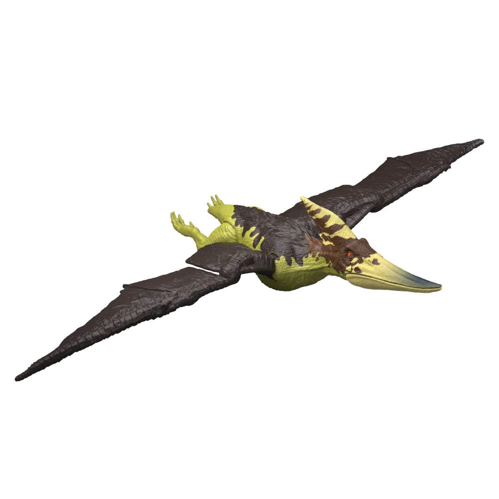Mattel Jurassic World Wild Roar Pteranodon with attack action and lights for immersive play
