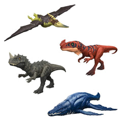 Mattel Jurassic World Wild Roar Pteranodon features scan code for digital AR play