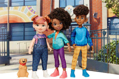 Mattel Karma's World guitar accessory invites rhythm-based storytelling.