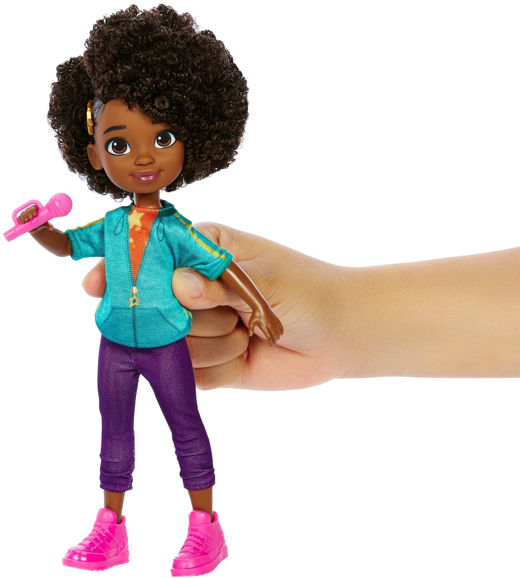 Karma Grant doll in her signature outfit captures show-inspired style.