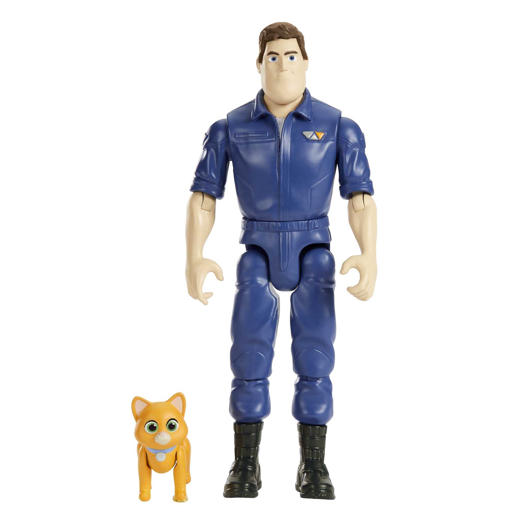 Mattel Lightyear Buzz jumpsuit figure in pose-ready display.