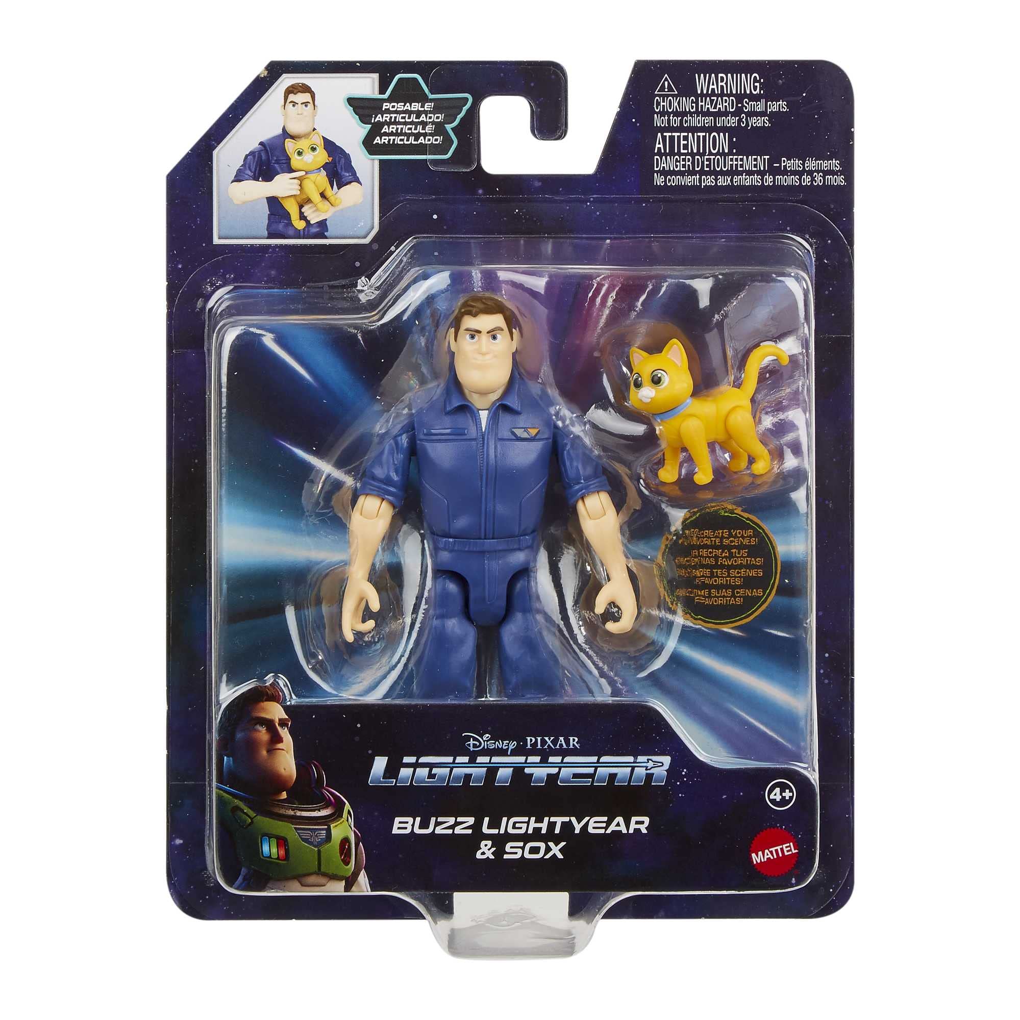 Mattel Lightyear Buzz display collection for a cohesive Lightyear scene.