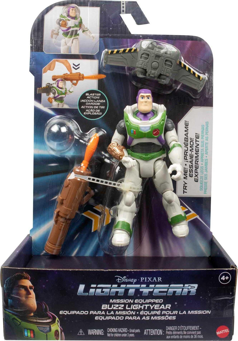 Mattel Lightyear display scene image allows fans to recreate space battles.