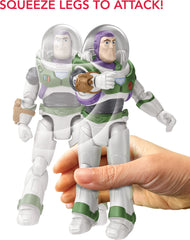 Mattel Lightyear Buzz figure joints image reveals 10 movable joints enabling versatile poses.