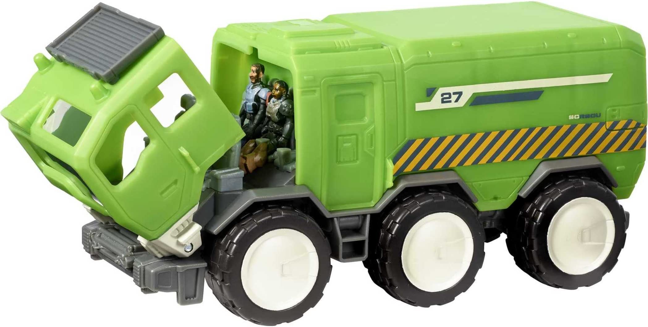 Mattel Lightyear front view of buzz-truck for display and play inspiration.