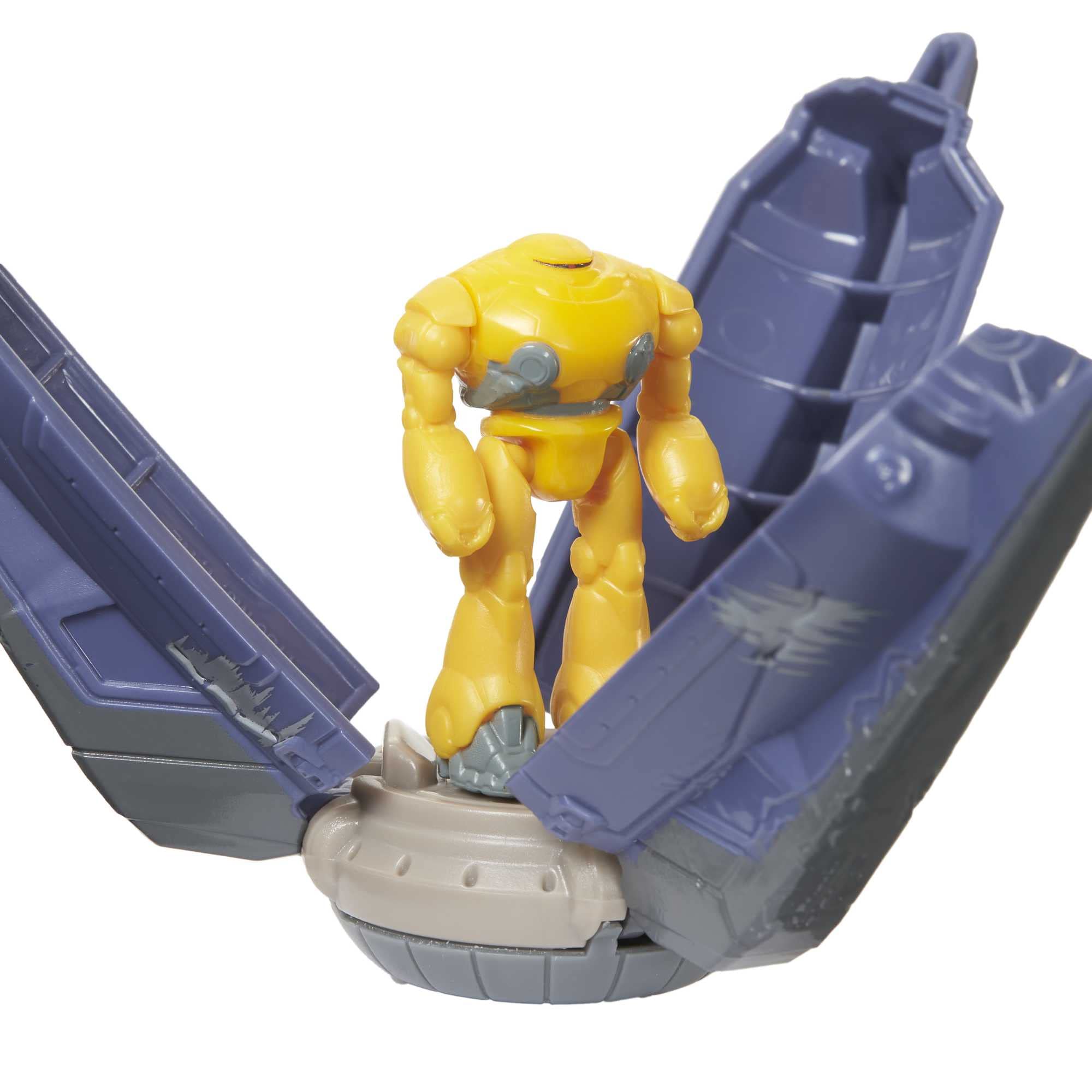 Mattel Lightyear Hyperspeed fold-out landing gear detail on space pod