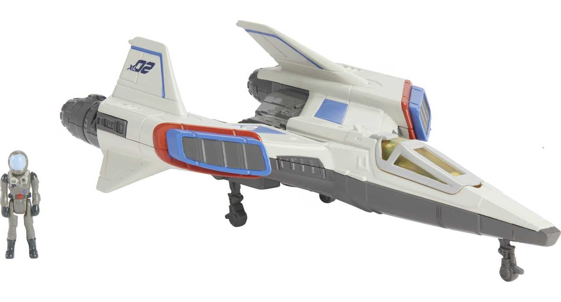 Mattel Lightyear Hyperspeed XL-02 spaceship front view for dynamic action play