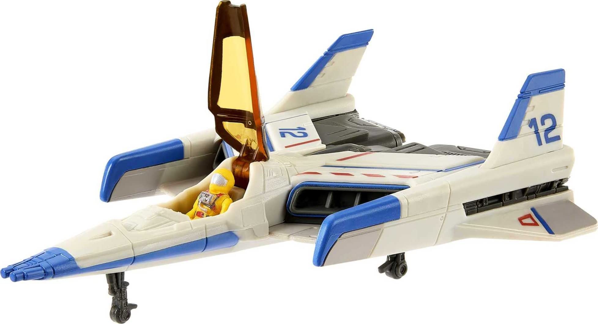 Mattel Lightyear Hyperspeed XL12 Spaceship with folding landing gear for play and display.